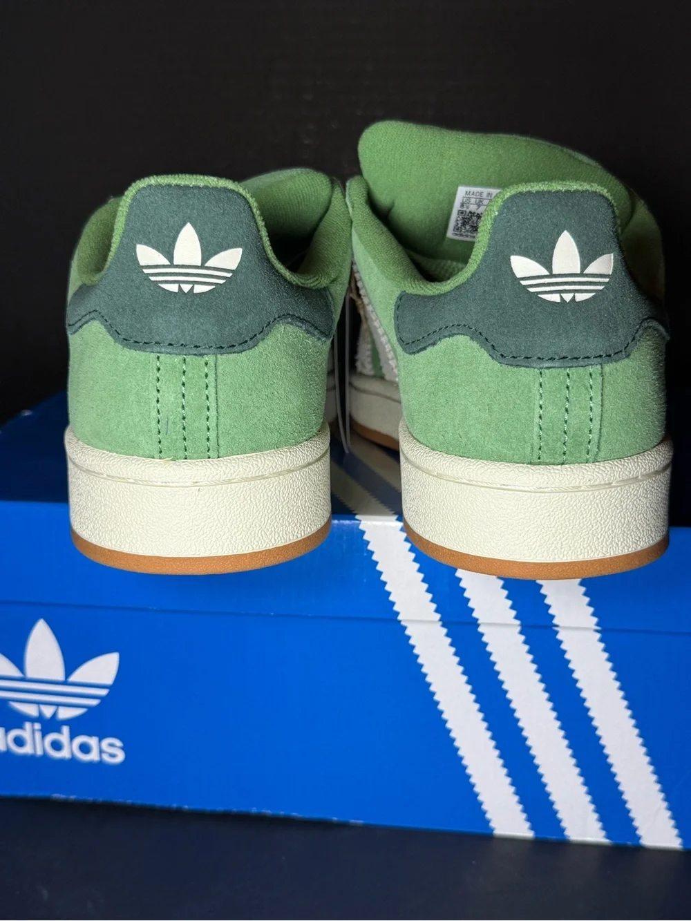 adidas Campus 00s Women's Suede Sneakers in new light Green size 8.5W
